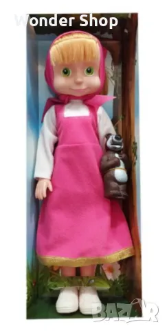 Голяма музикална детска кукла Маша от Маша и Мечокът