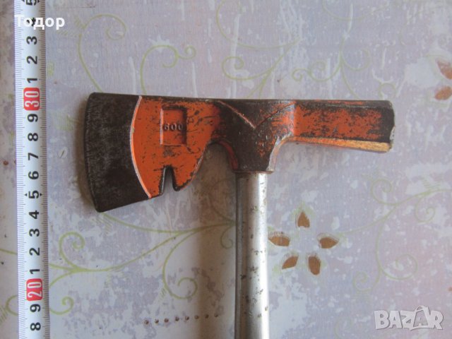 Немска пожарникарска брадва чук  Брадвичка маркирана , снимка 3 - Други инструменти - 37396972