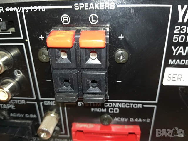 YAMAHA RECEIVER & YAMAHA DECK-SWISS 1604221752, снимка 11 - Аудиосистеми - 36476868