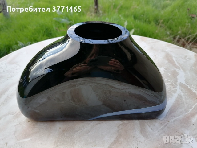 Чайник порцелан, кристална фруктиера, стъклени купички, снимка 8 - Сервизи - 52574217