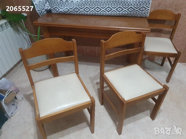 Комплект маса със 4 стола, снимка 15 - Маси - 39960245