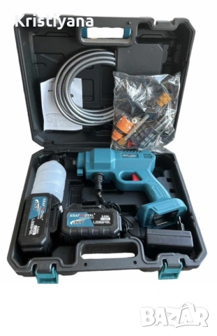 Комплект акумулаторна водоструйка с 2 батерии в куфар, снимка 2 - Друга електроника - 53282847