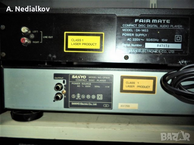 2 CD player Sanyo,Fairmate, снимка 4 - Ресийвъри, усилватели, смесителни пултове - 37324700
