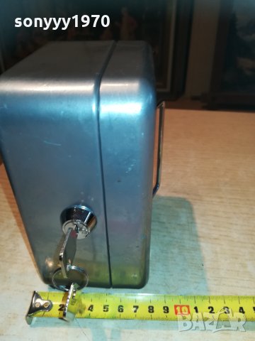 метална каса сеиф кутия с 2 ключа 0303211026, снимка 8 - Колекции - 32022730