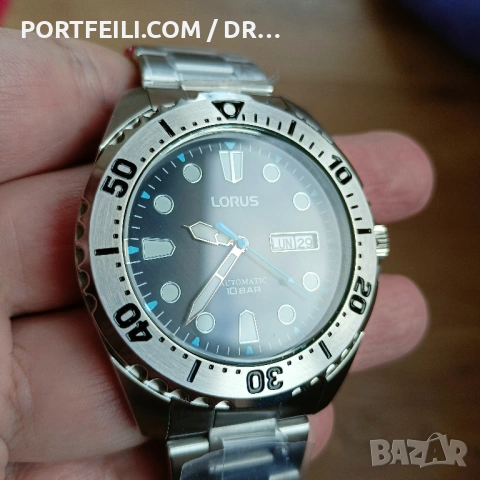 Lorus, автоматичен механизъм Seiko Caliber Y676, 41 часов резерв, diashock, magic lever, 10 ATM, снимка 5 - Мъжки - 54298391