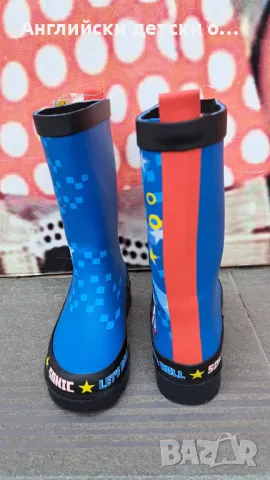 Английски детски гумени ботуши-Sonic, снимка 7 - Детски боти и ботуши - 50322258