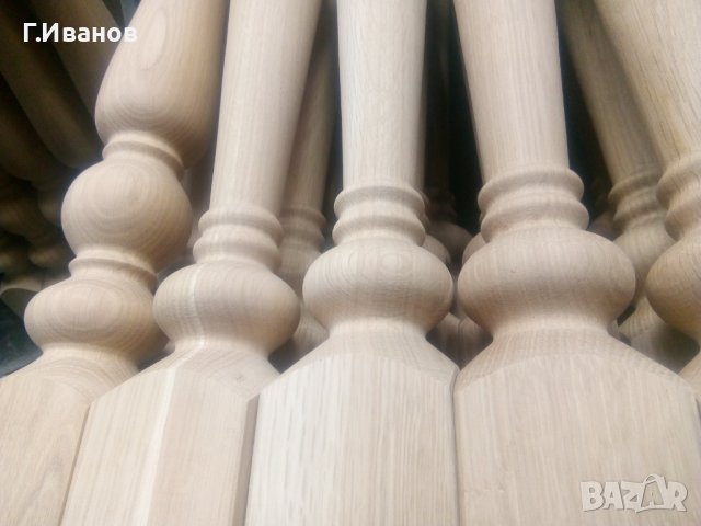 Налични! Струговани парапети и Балюстри от Дърво , снимка 3 - Дърводелски услуги - 37202484