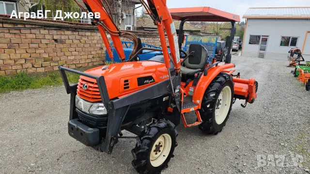 Японски трактор Kubota KL250H (High-speed) с челен товарач и фреза, 4х4, 25 кс, АграБГ Джолев, снимка 9 - Селскостопанска техника - 49739784