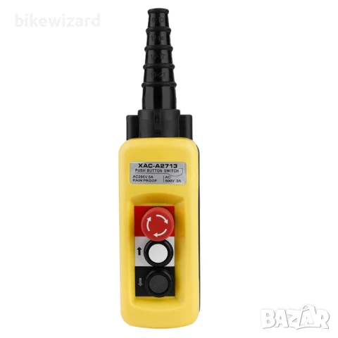 Управление на крана на телфера бутонен превключвател за електрически телфер с 2 контролни бутона НОВ, снимка 1