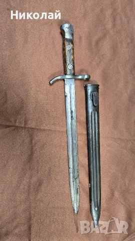 Щик, кама, нож Финландия Мосин 1928, снимка 3 - Антикварни и старинни предмети - 54240956