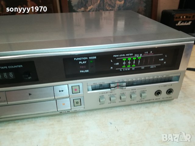 SONY TC-FX320 DECK MADE IN JAPAN-ВНОС SWISS 0410231414, снимка 5 - Декове - 42431345