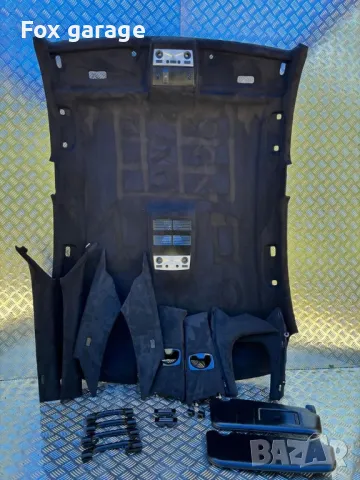 Черен таван за BMW/БМВ e60 претапициран с алкантара! , снимка 1