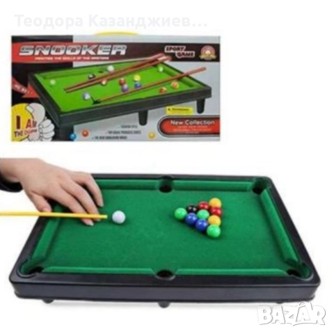 Мини билярдната маса SNOOKER Sport Game, снимка 4 - Играчки за стая - 52240389