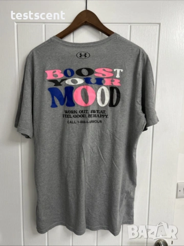 Мъжка тениска Under Armour – размер L (Large), сива – добро състояние
