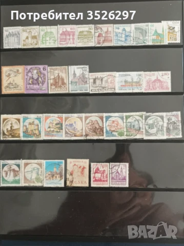 Колекция пощенски марки със 75 замъка и дворци., снимка 2 - Филателия - 51314933