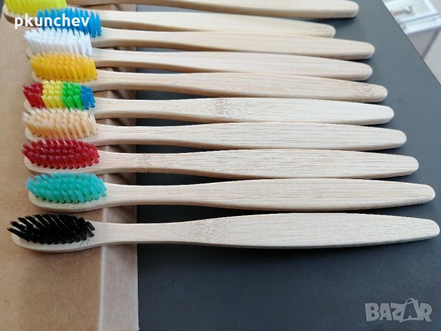 Четки за зъби с бамбукова дръжка. , снимка 2 - Други - 32080010