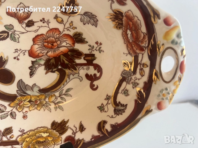 Купа порцелан Masons Brown Velvet, снимка 5 - Антикварни и старинни предмети - 54004372