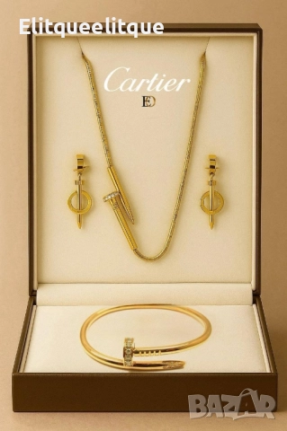 комплект бижута cartier , снимка 2 - Бижутерийни комплекти - 52352472