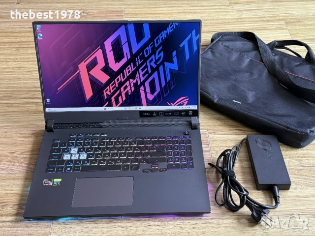 17.3 ROG Strix`Ryzen 7 6800H/RTX 3050/16GB DDR5/512GB NVMe/Full HD IPS 144Hz/RGB