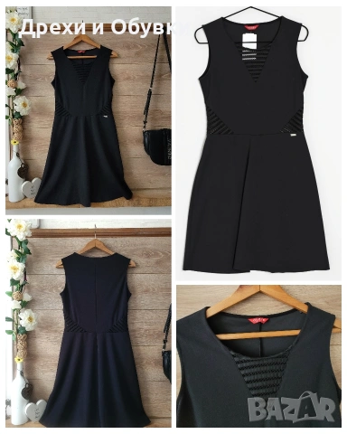 Къса черна рокля GUESS 