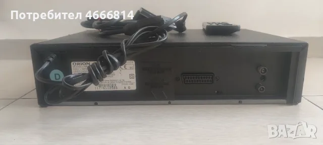 Видео ORION VHS , снимка 3 - Плейъри, домашно кино, прожектори - 54508387