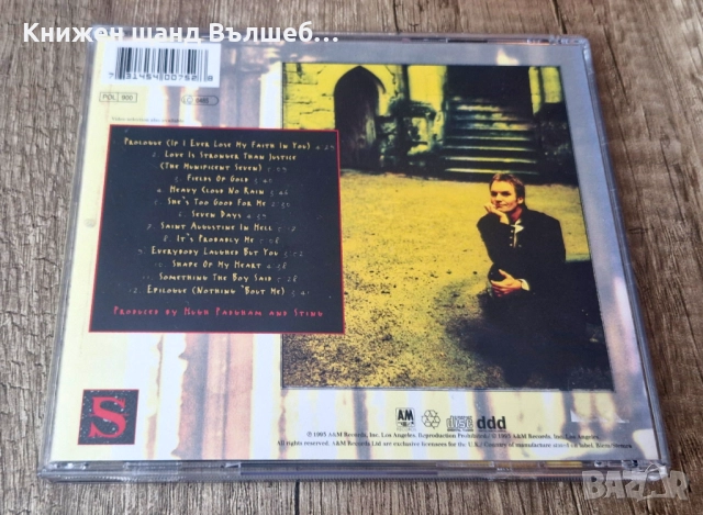 Компакт Дискове - Поп - Рок: Sting - Ten Summoners Tales, снимка 2 - CD дискове - 52513843