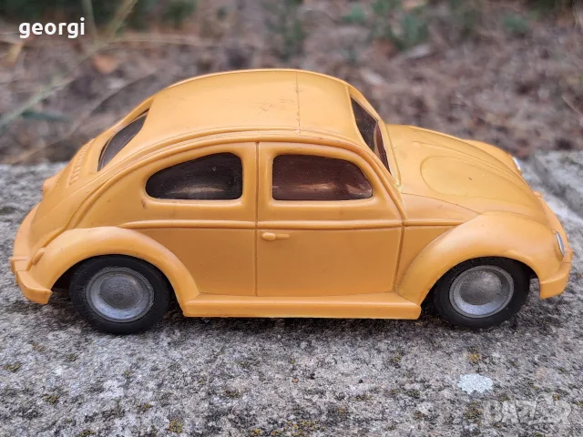 ретро играчка VW Beetle с механизъм, снимка 2 - Колекции - 56041090