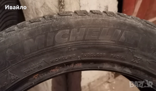 Продавам 2 броя зимни гуми 205.55.16 на 1 сезон дот 2019 Мишелин , снимка 3 - Гуми и джанти - 52787294