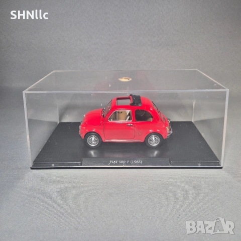 Модел на автомобил Fiat 500 F 1965 Leo Models 1/24