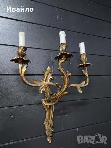 Два броя бронзови апликации , снимка 3 - Антикварни и старинни предмети - 53200944