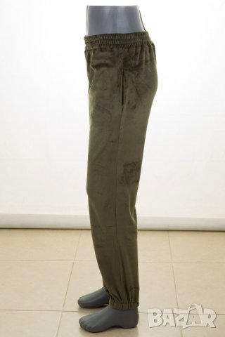 Дамски спортен кадифен комплект цвят каки марка Creens - M/L, снимка 7 - Комплекти - 37777638