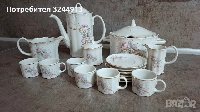 Порцеланов сервиз на завод ,,ДИАМАНТ'' РАЗГРАД , снимка 2 - Сервизи - 54154568