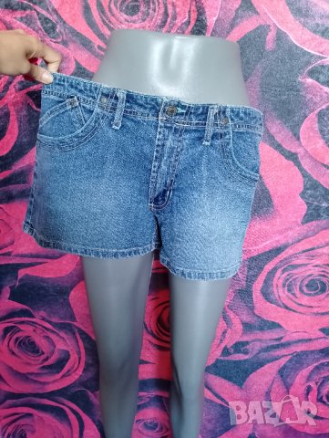 Сини Къси дънкови панталони ХЛ, снимка 3 - Къси панталони и бермуди - 37619342