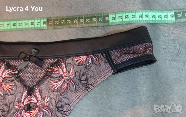 M/L страхотни бразилиани от сатен, тюл и дантела, снимка 13 - Бельо - 38541916