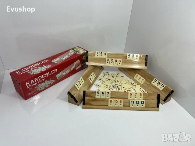 Руми дървена игра , /Rummy, Okey/, снимка 2 - Други игри - 54001159