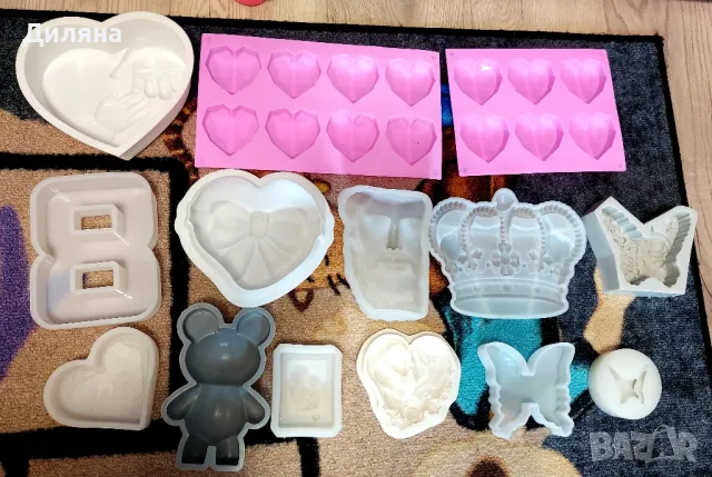 Силиконов молд за шоколад,сладолед и др творчески проекти, снимка 4 - Други - 49301656