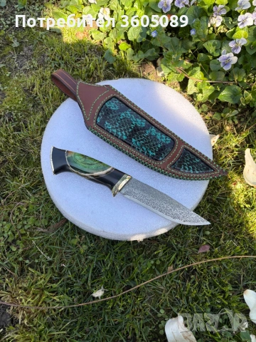 Ножове дамаска стомана, снимка 2 - Ножове - 51161375