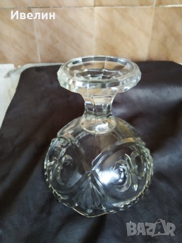 кристална купа,бонониера арт деко, снимка 3 - Антикварни и старинни предмети - 29638677
