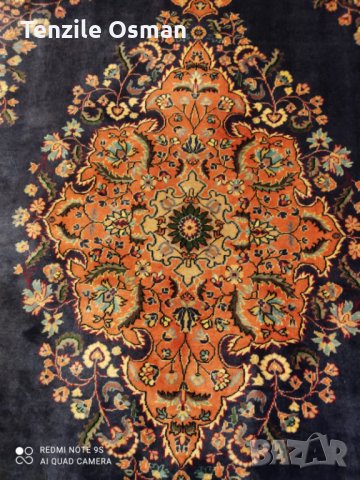 Над 50 годишен ръчно вързан  Персийски килим, снимка 2 - Колекции - 31142902