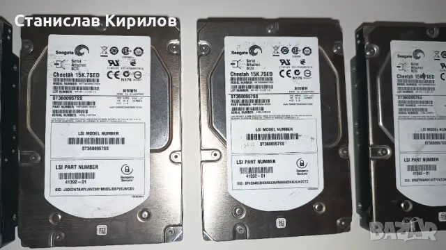 Продавам хард дискове за сървър SAS HDD Seagate 3,5" 600 Gb 15k, снимка 2 - Твърди дискове - 48966707