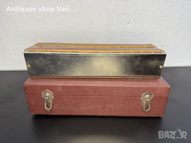 Немска бас хармоника №7193, снимка 4 - Антикварни и старинни предмети - 51038950