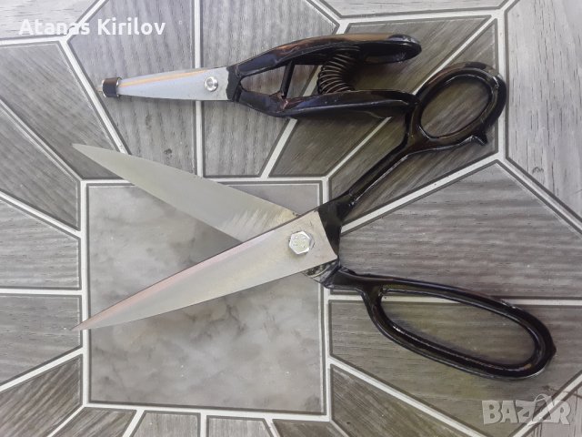 Шивашка ножица средна за рязане на плат и кожа, снимка 2 - Други инструменти - 30318775