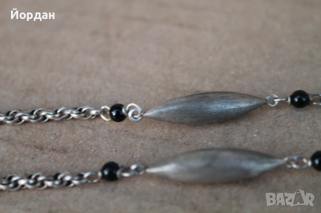 Дамски сребърен гердан 0,925, снимка 5 - Колиета, медальони, синджири - 53275119