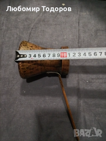 Старо медно джезве, снимка 4 - Други ценни предмети - 53227979