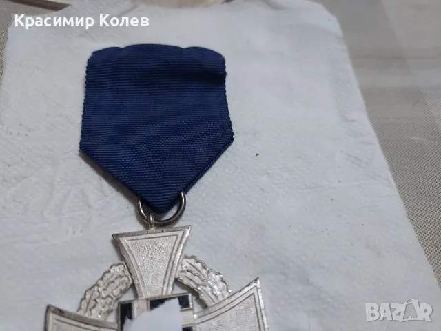 Немски кръстове за дългогодишна служба в полицията - 2 бр, снимка 7 - Антикварни и старинни предмети - 56260962