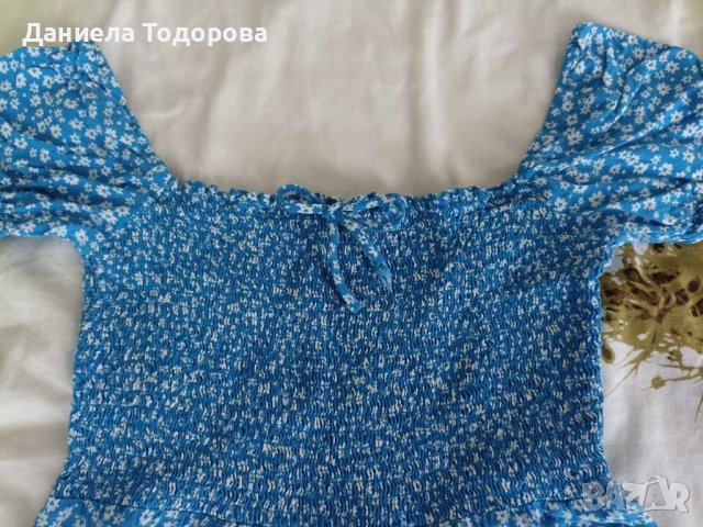 Лятна рокля на цветя, снимка 2 - Рокли - 50779022