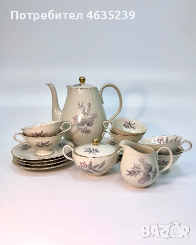 фин немски порцелан Edelstein Bavaria, снимка 3 - Сервизи - 52935364