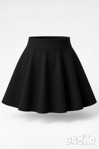 Черна пола-панталон, снимка 3 - Поли - 53142070