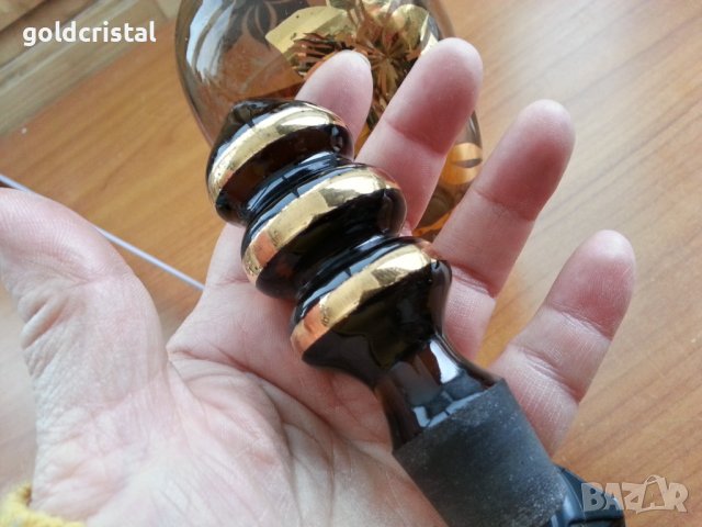 Гарафа Бохемия , снимка 5 - Антикварни и старинни предмети - 39665107