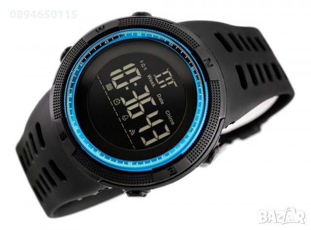 ⌚ Спортен мъжки водоустойчив часовник SKMEI 1251 дигитален електронен LED стилен, снимка 9 - Мъжки - 30297638